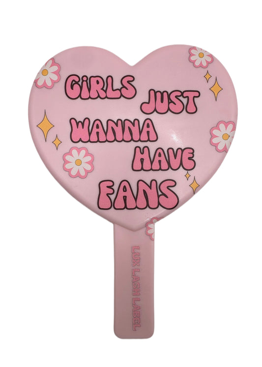 Pink Heart Mirror